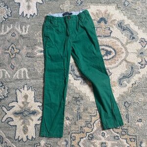 Mini Boden Boys Green Chinos size 8
